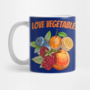 Slightly Wrong Vegetables Fruit Mug